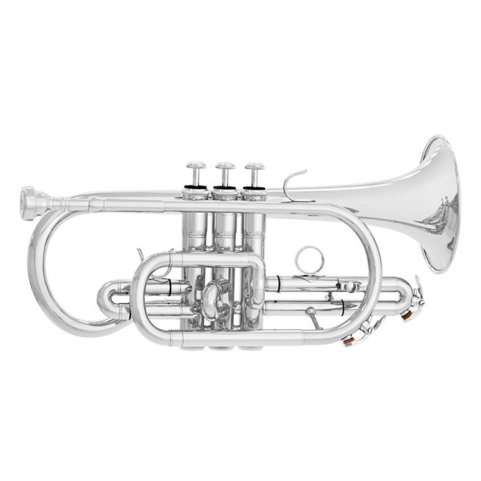 Elkhart 100CRS Cornetta argentata con bocchino e custodia main product photo
