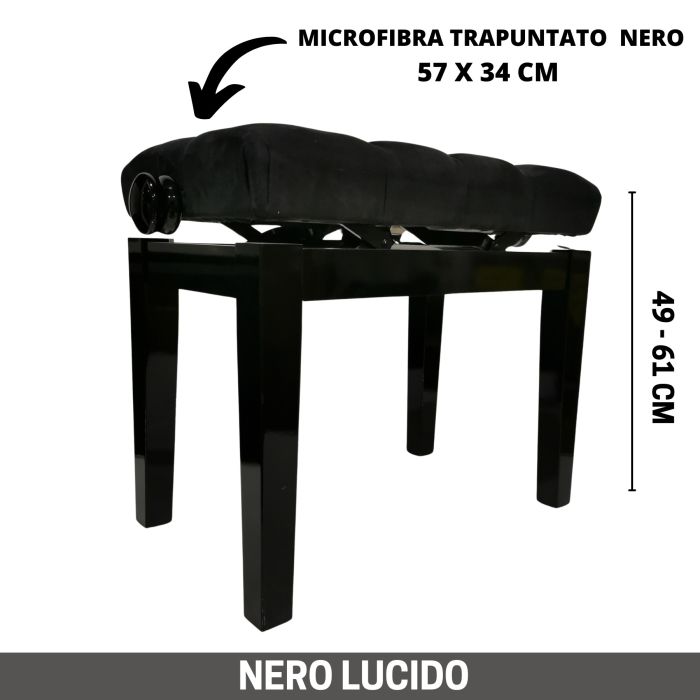 CGM 125 NERO LUCIDA TRAPUNTATA main product photo