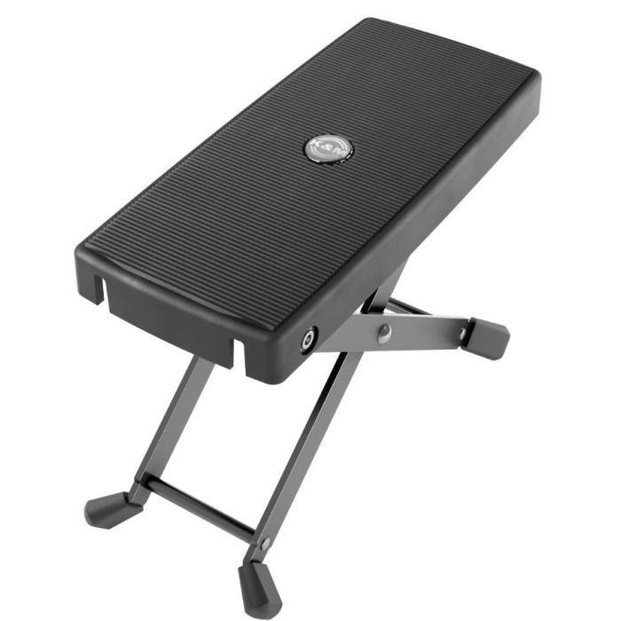 Poggiapiede chitarra K&M 14640 regolabile alluminio nero main product photo