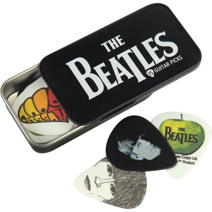 Blister D'addario 1CAB4-15BT1 Beatles Pick Tin Medium 15pz plettri main product photo