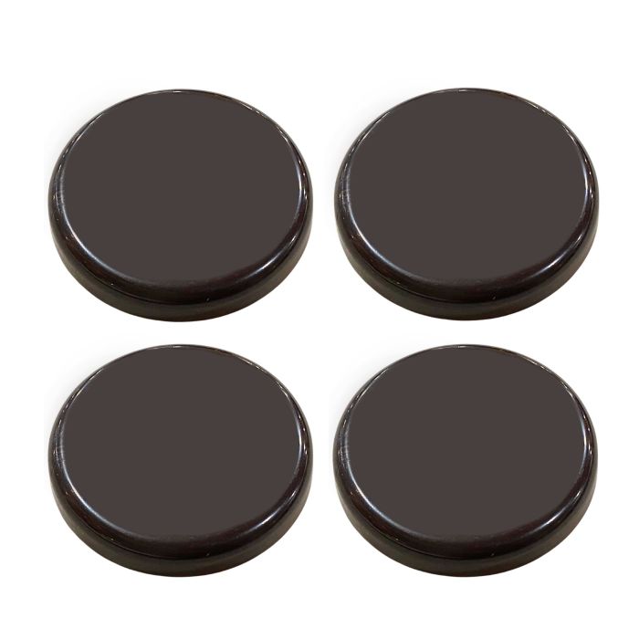 Isolatori per pianoforte 7cm plastica marroni 4pz main product photo
