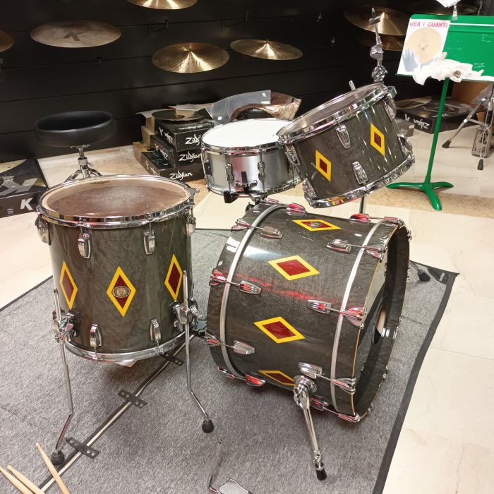 BATTERIA LUDWIG 3PZ LTD 110° ANN.LEGACY MAHOGANY USATA main product photo
