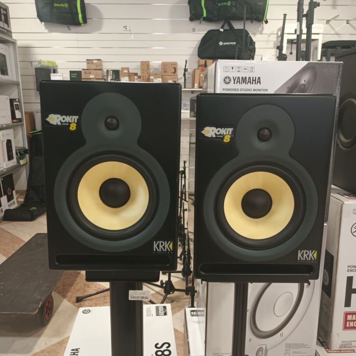 COPPIA MONITOR STUDIO KRK ROKIT8 1GEN USATA main product photo