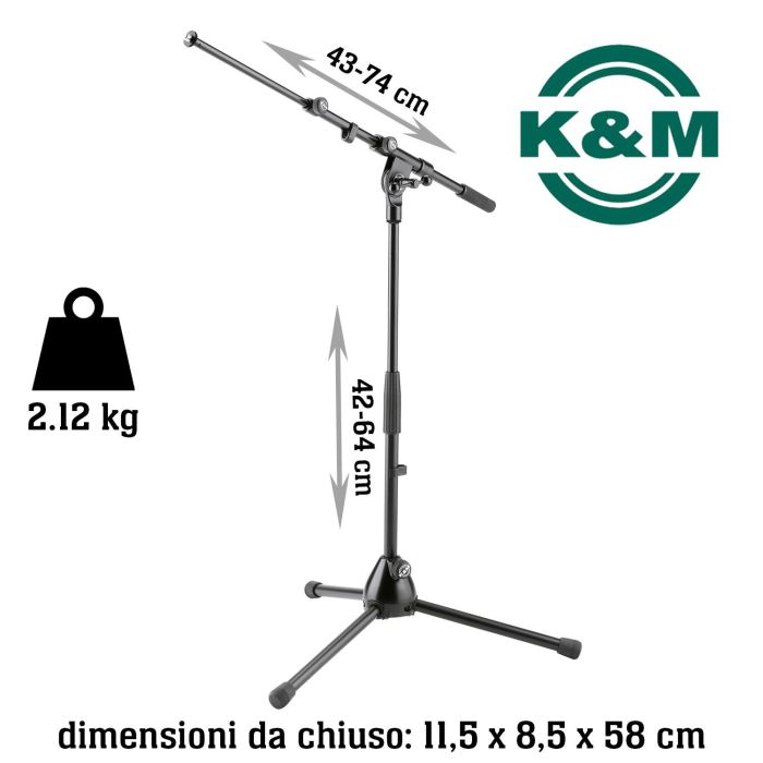 Asta Microfono nana K&M 25900-300-55 main product photo