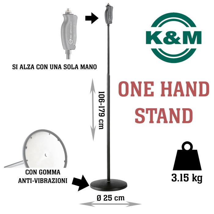 Asta Microfono dritta K&M 26085-300-55 main product photo