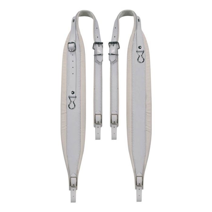 Tracolla Fisarmonica 96-120 Bassi Cuoio White Boston 80-L-LVW main product photo