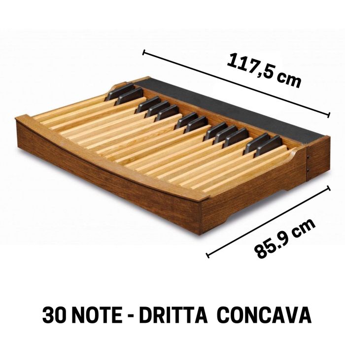 Viscount Pedaliera Midi Diritta Concava 30 Note main product photo