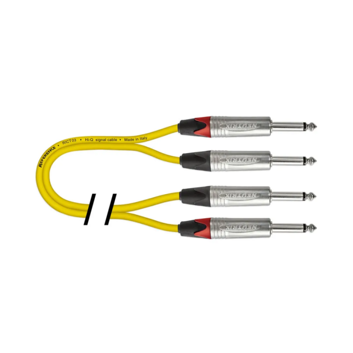 Cavo 2Jack/2Jack 3 mt Reference RICT03-YL-JJ/JJ-3-R yellow main product photo