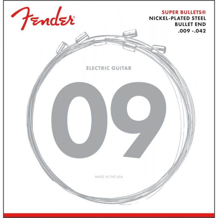 Fender 3250L Super Bullets 09/42 corde chitarra elettrica main product photo