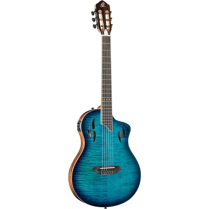Ortega Tour Player Flamed Maple blue main product photo