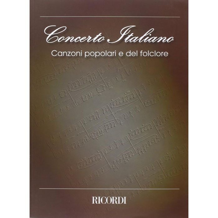 Concerto italiano canzoni popolari del folclore main product photo