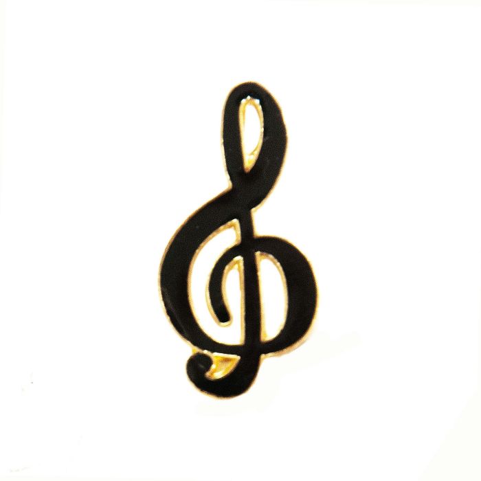 Spilla AimGifts Chiave di sol black main product photo