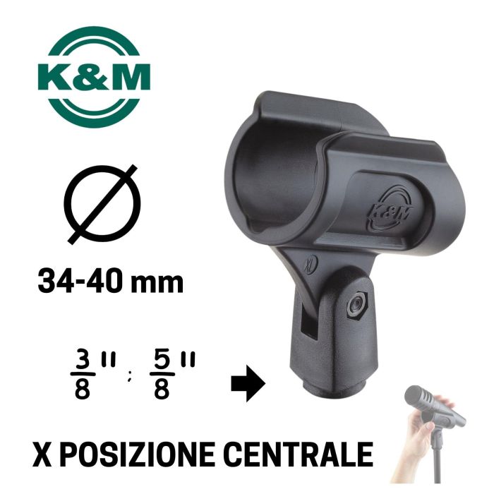 Supporto Microfono K&M 85070 Ø 34/40mm main product photo