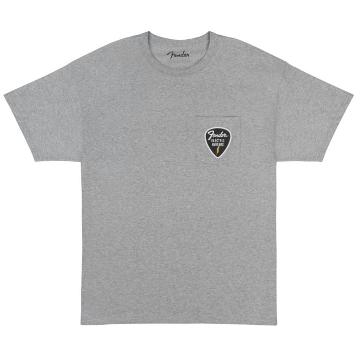 T-Shirt Fender Pick Patch Pocket Tee athletic gray M main product photo