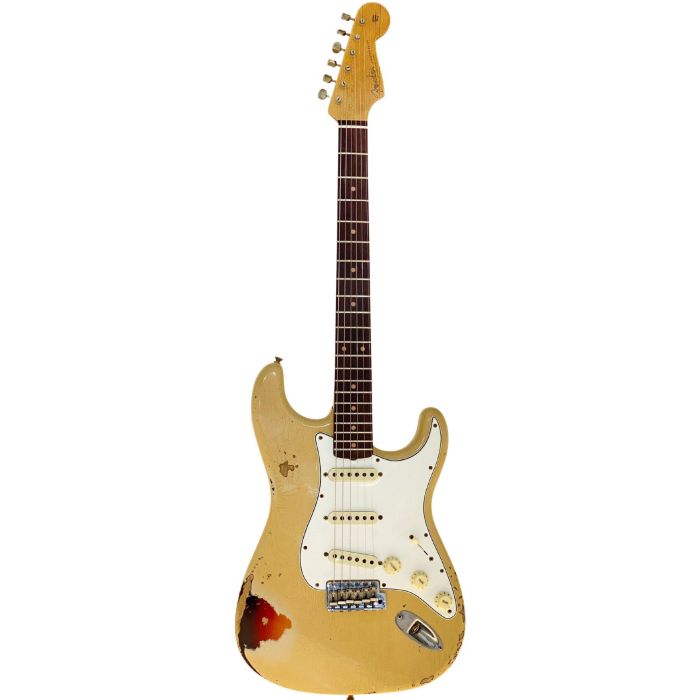 Fender Chitarra Elettrica Custom Shop Stratocaster '60 Relic RW faded desert sand over 3ts custodia main product photo