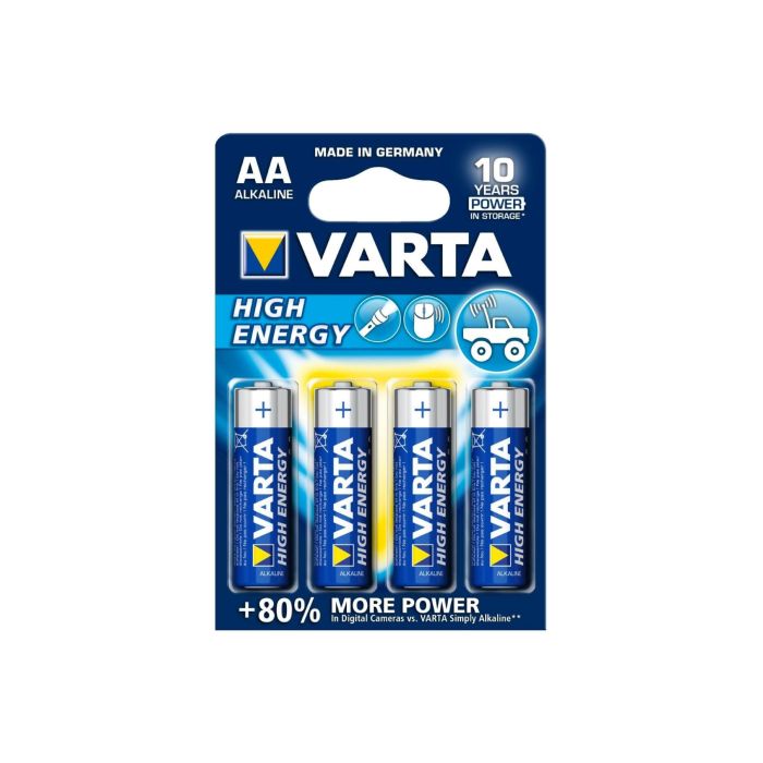Batterie Varta AA high energy 4 Stilo alcalina main product photo