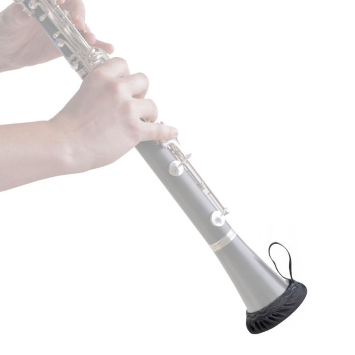 Mascherina antispray clarinetto BG AVC nylon nero main product photo