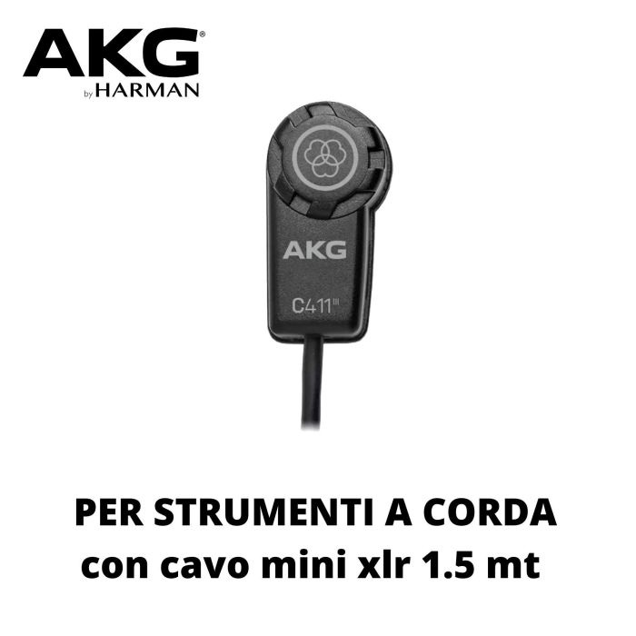 Microfono AKG pickup condensatore per strumenti a corta main product photo