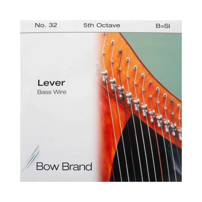 Corda Arpa Celtica Bow Brand 5 ottave n.32 B SI in metallo main product photo