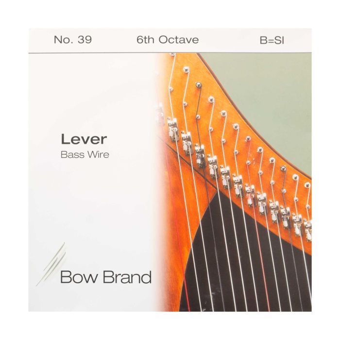Corda Arpa Celtica Bow Brand 6 ottave n.39 B SI in metallo main product photo