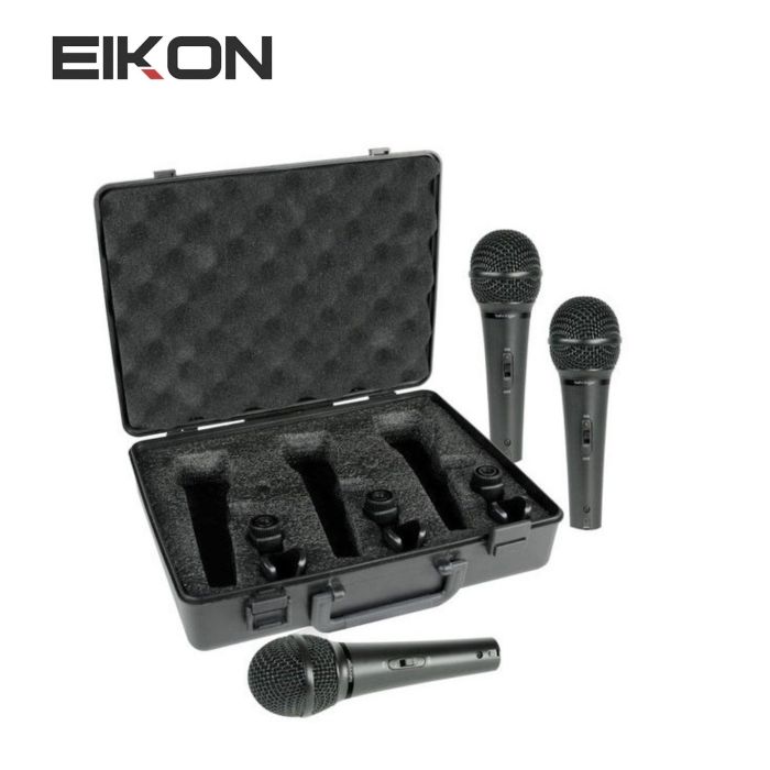 Set 3 Microfoni Eikon DM800KIT con valigia main product photo