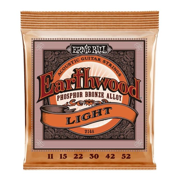 Corde Acustica Ernie Ball 2148 Eartwood Phosphor Bronze light 11-52 main product photo