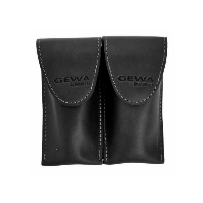 Custodia 2 bocchini trombone Gewa Crazy Horse black main product photo