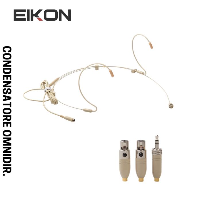 Microfono archetto EIKON HCM08PRO color carne con adattatori main product photo