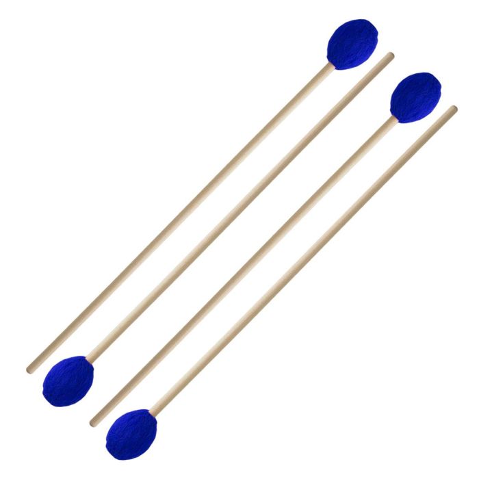 Mallets Innovative Percussion marimba hard electric blue quadriglia main product photo
