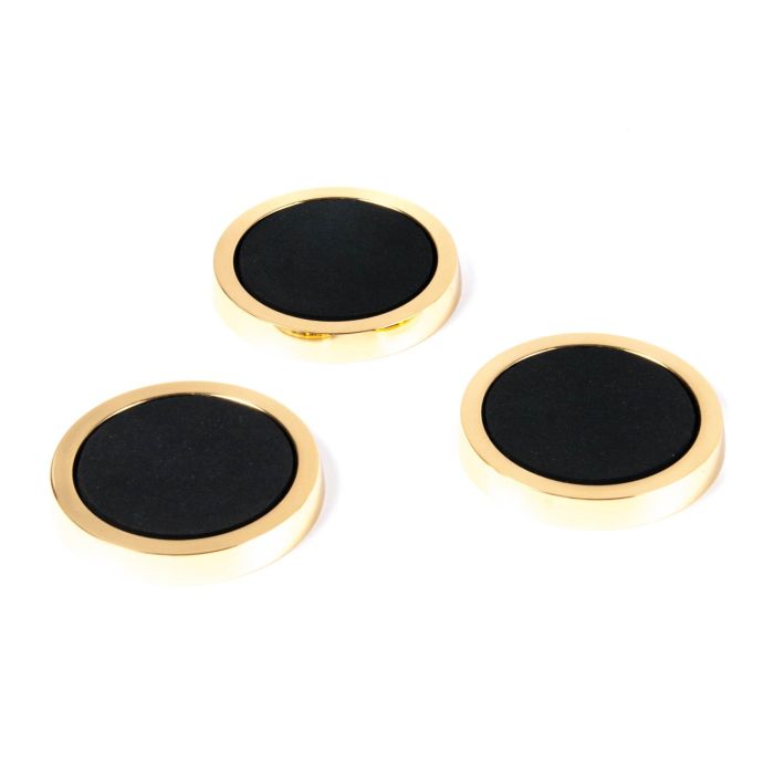 Isolatori FTP coda ottone lucido int 75mm est 98mm 3 pezzi main product photo