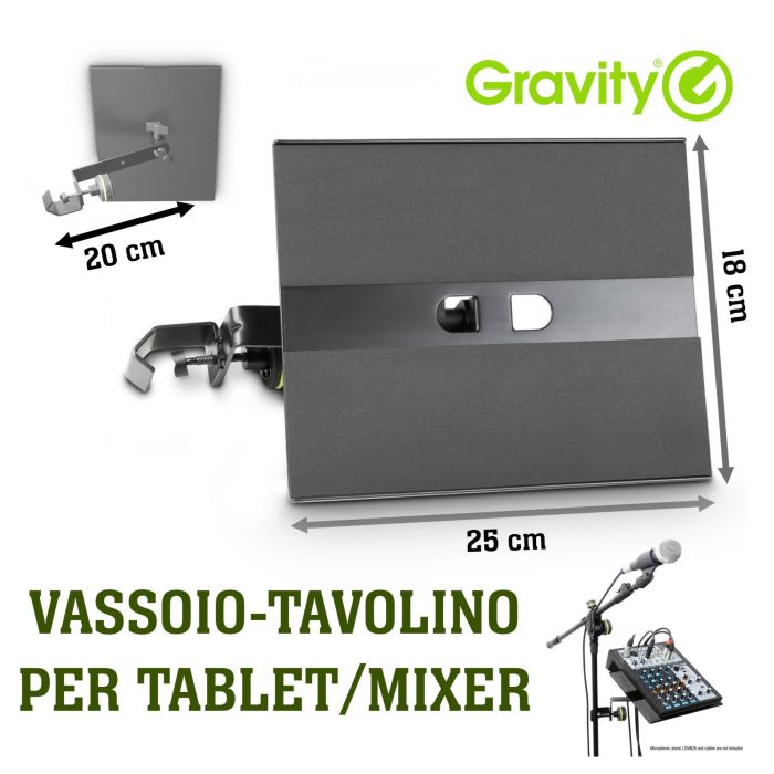 Portaoggetti Gravity MA TRAY 1 20x25x19cm black main product photo