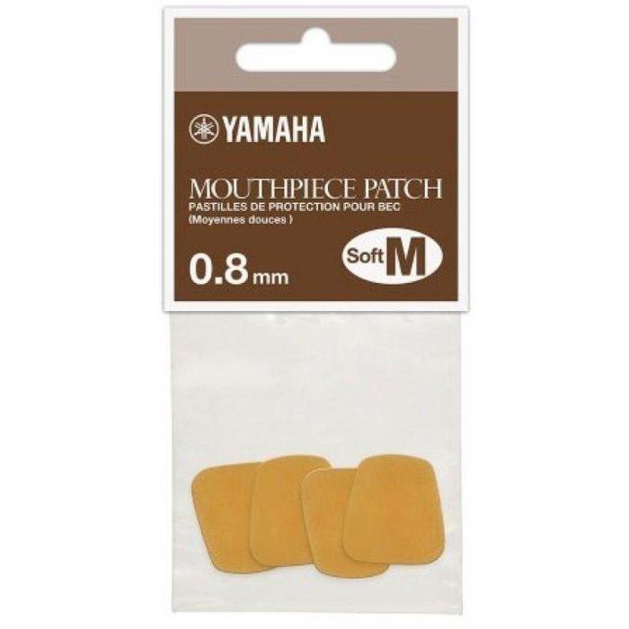 Yamaha mouthpiece patch 0,8mm M soft gialli 6pz main product photo