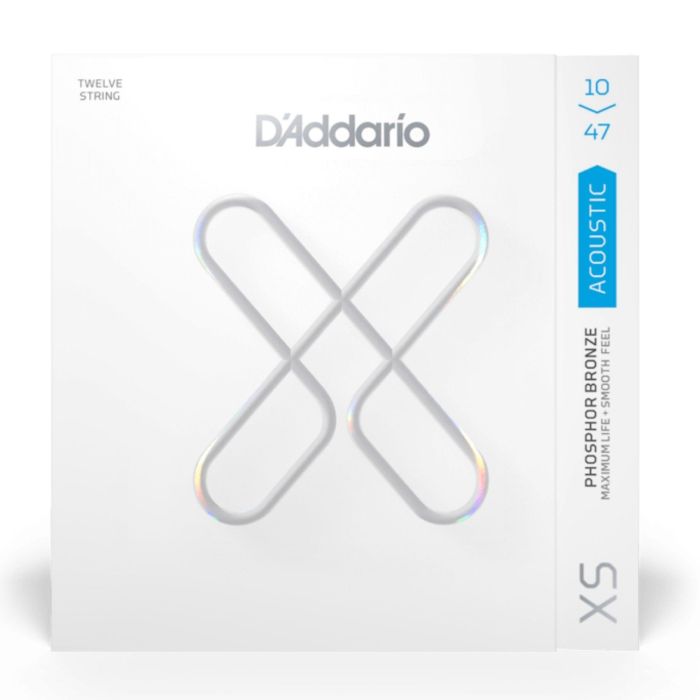 Corde Acustica 12 corde D`Addario XSAPB1047-12 XS Phosphor Bronze 10-47 main product photo