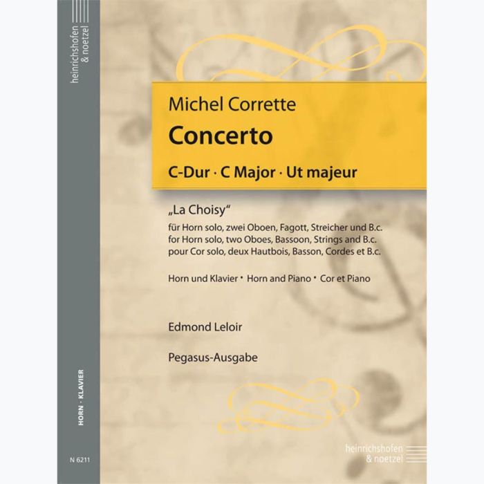 Corrette Concerto C-Dur La Choisy for 4 horn in F main product photo