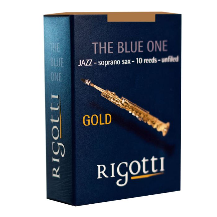 Ance Sax Soprano Rigotti Gold Jazz n.2.5 Medium 10pz main product photo