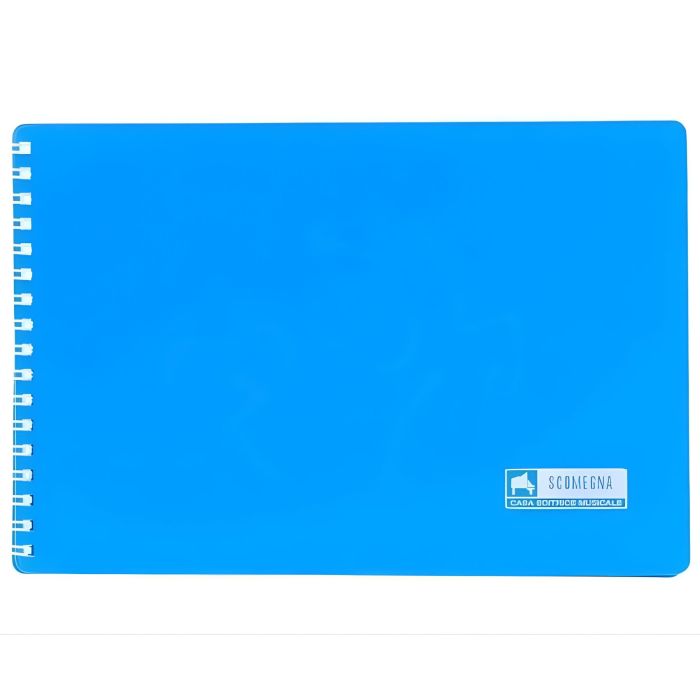 Libretto banda Scomegna 15 buste 22,5x15cm azzurro 172gr plastica main product photo