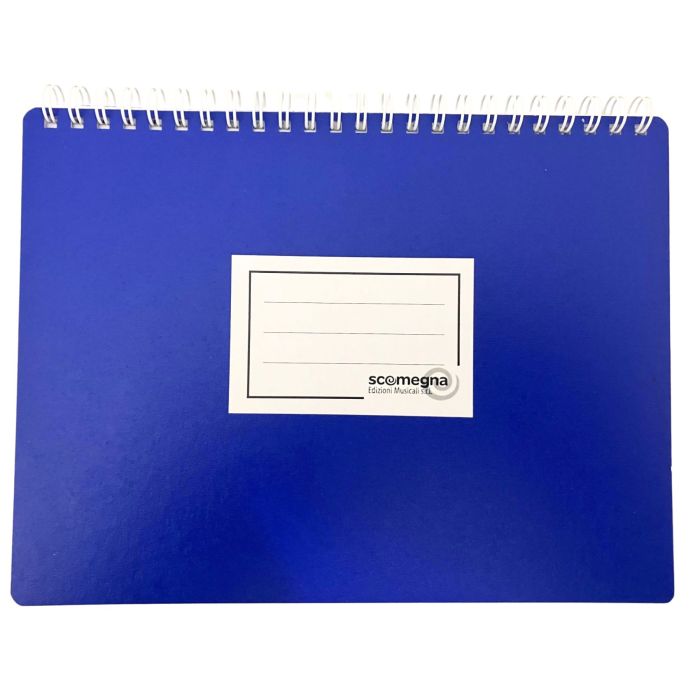 Libretto porta marce con copertina in cartoncino presspan blu dotato di 12 buste antiriflesso main product photo