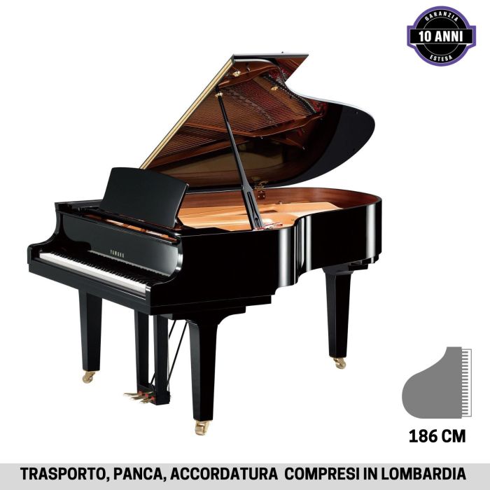 Yamaha C3X-PE Nero Lucido main product photo