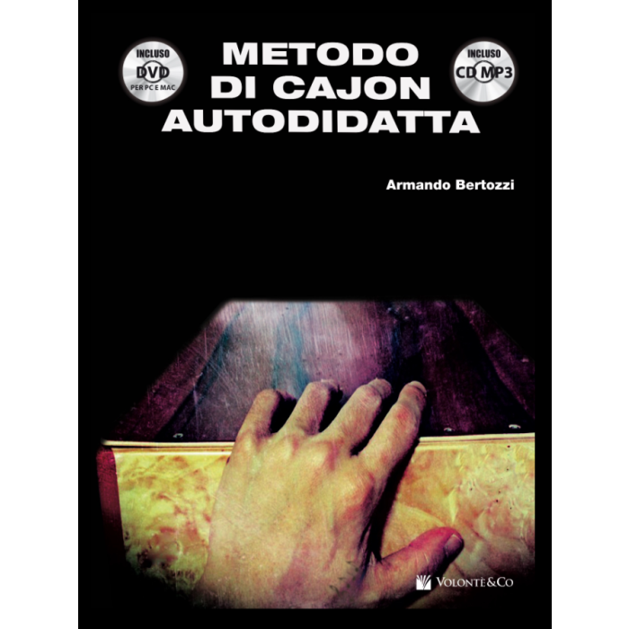 Armando Bertozzi Metodo di Cajon Autodidatta con cd e dvd main product photo