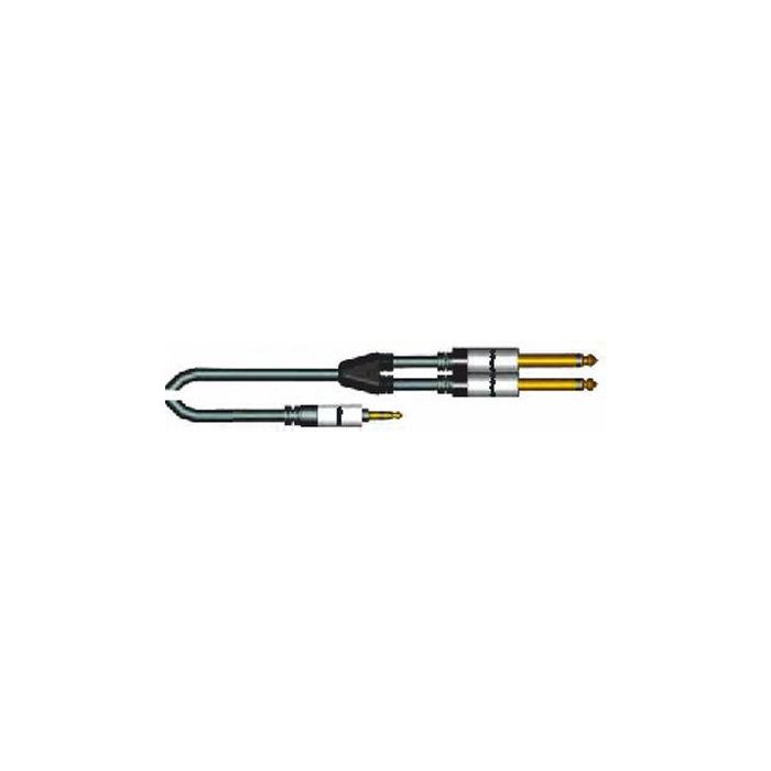 Cavo mini jack st/2 jack mono 1,5 mt Audiodeisgn main product photo