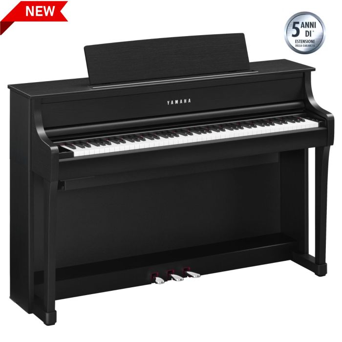 Yamaha CLP875-B con mobile nero opaco AG main product photo
