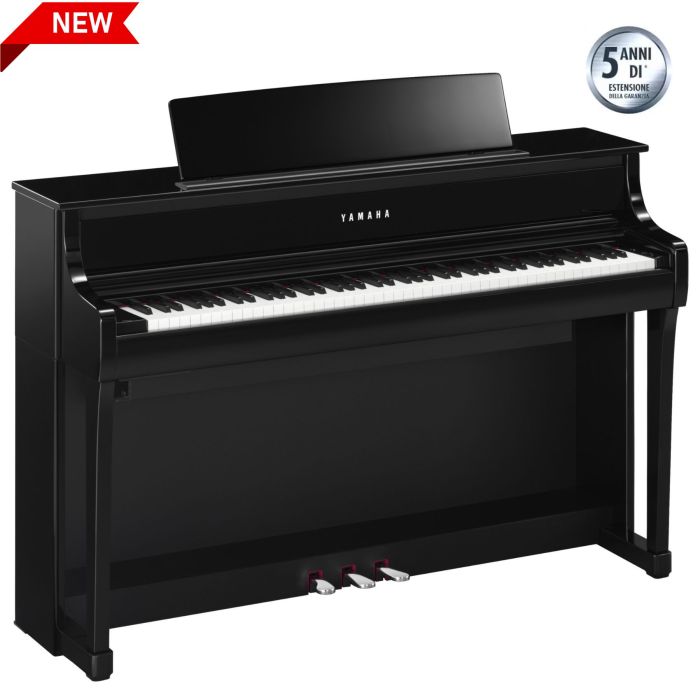 Yamaha CLP875-PE con mobile nero lucido AG main product photo