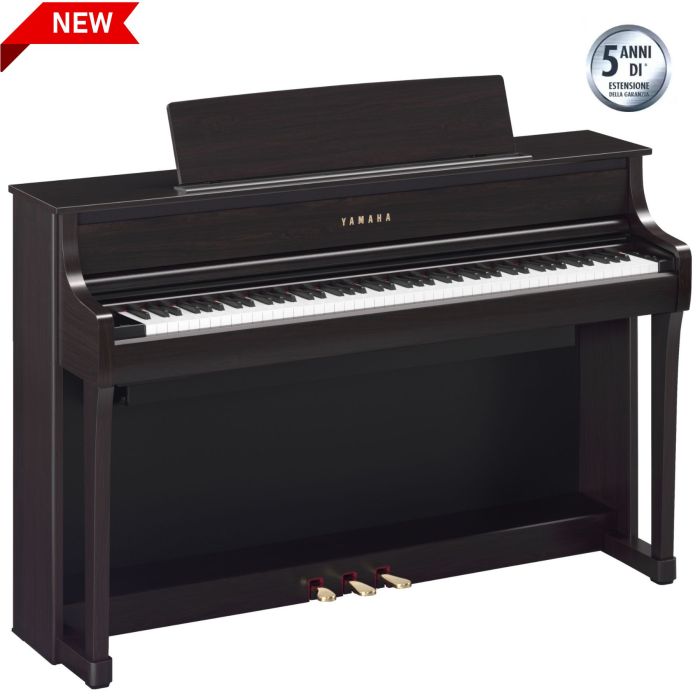 Piano Digitale Yamaha CLP875-RW Rosewood AG main product photo