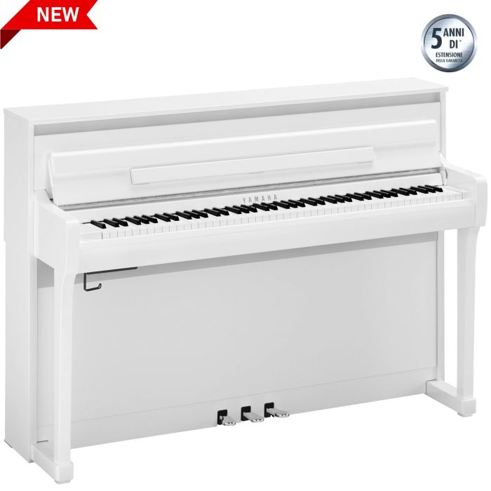 Yamaha CLP885-PWH Bianco Lucido AG main product photo