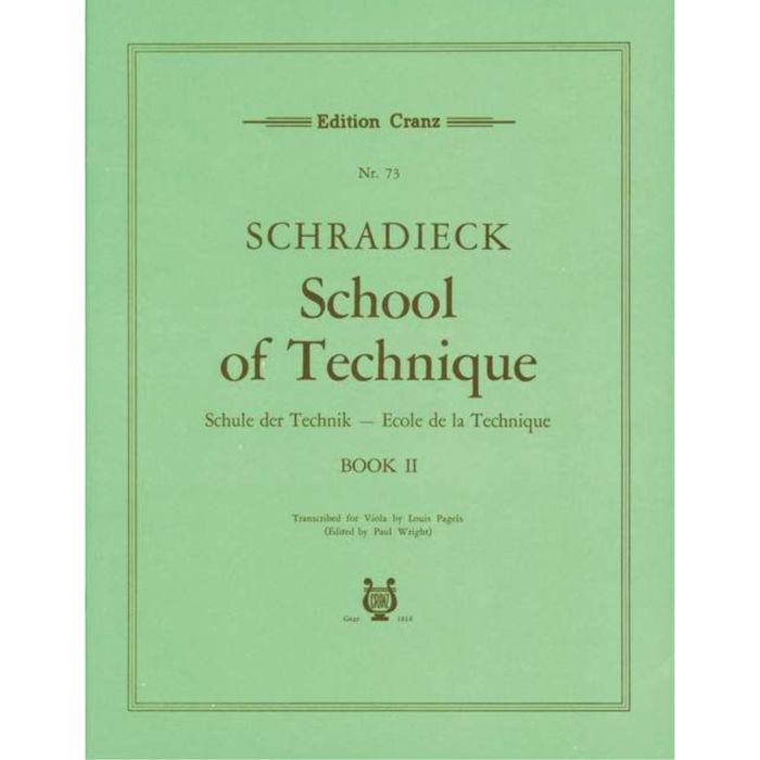 Schradieck School of Viola technique vol.2 main product photo
