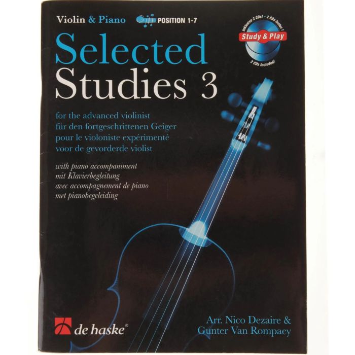 Dezaire Selected studies vol.3 per violi no con cd main product photo