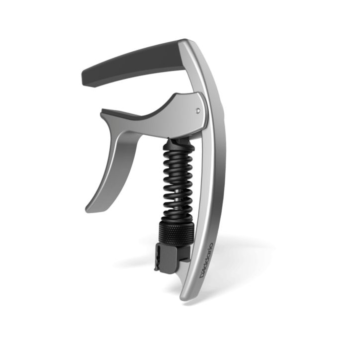 Capotasto chitarra elettrica D'Addario Tri-Action PW-CP-09S silver main product photo