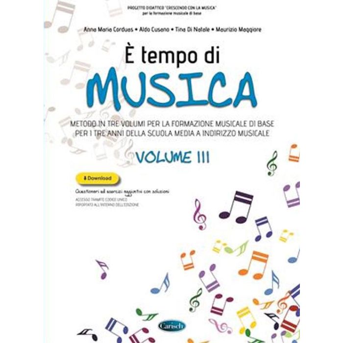 A.M.Corduas E' tempo di musica Vol.III main product photo