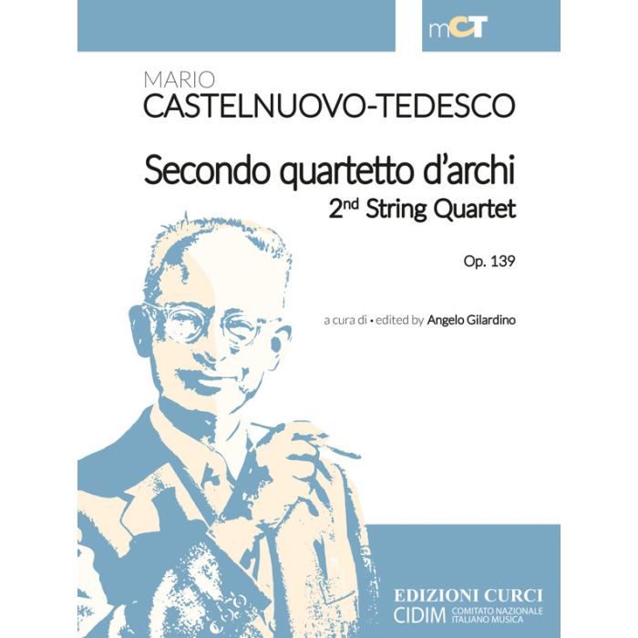 Castelnuovo-Tedesco Secondo quartetto d'archi Op.139 main product photo