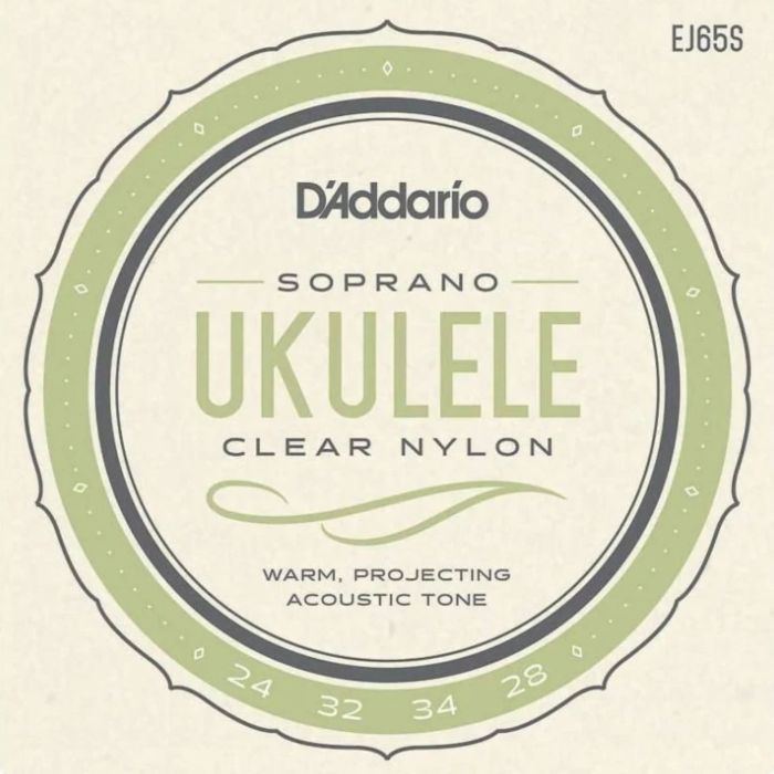 D'Addario EJ65S Corde Ukulele soprano main product photo